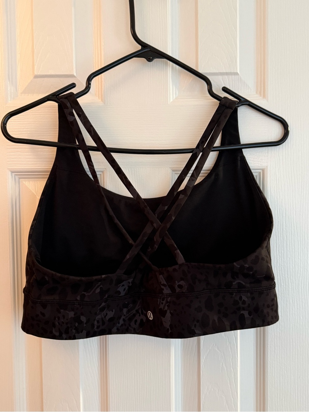 lululemon athletica Black Crisscross Strappy Sports Bra